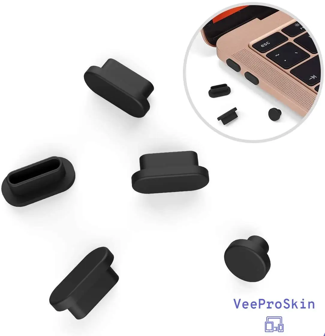 Чехол для порта MacBook Pro 14 16 2021 2022 M1 Max A2442 A2485 Air 13 2020 набор силиконовых