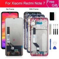 for xiaomi redmi note 7 lcd display screen touch digitizer assembly redmi note 7 pro lcd with frame replacement repair parts