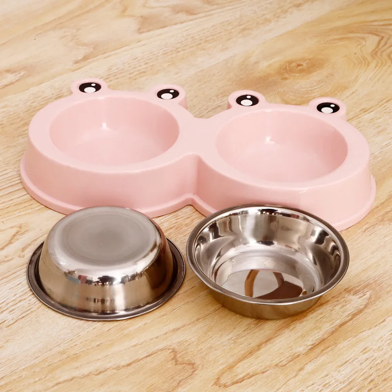 

Non-Slip Double Cat Bowl Dog Bowl With Stand Pet Feeding Cat Water Bowl For Cats Food Pet Bowls For Dogs Feeder Product Supplies