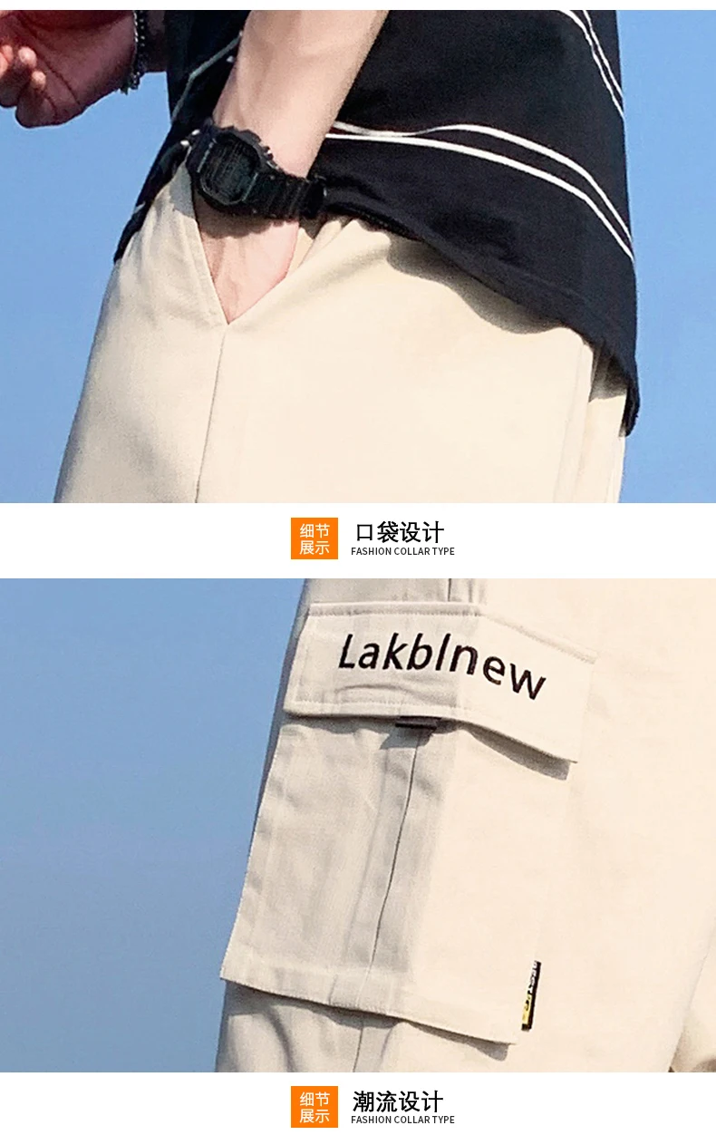 

Men'S Shorts Wear Korean Version Boys' And Teenagers' Summer Thin Fashion Loose Casual Work Clothes Pure Cotton 5-Point Pants