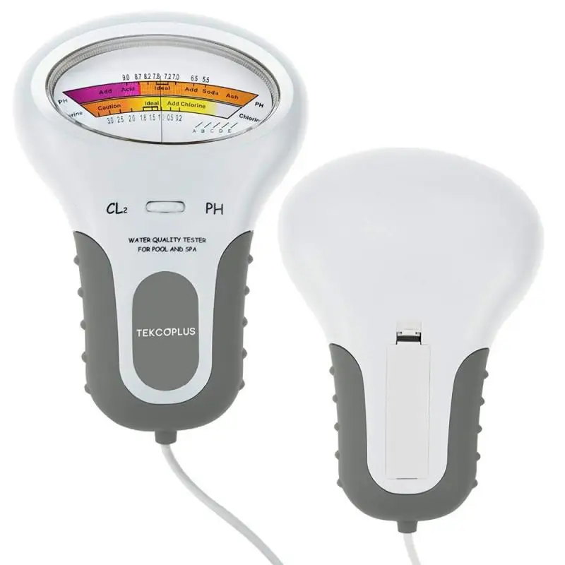 Цифровой тестер качества воды 2 в 1 измеритель уровня PH и хлора CL2 для бассейнов