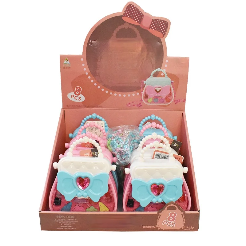 

Children's Make-up Toy Girl Play House Princess Fashion Portable Diagonal Makeup Bag Holiday Gift For Children