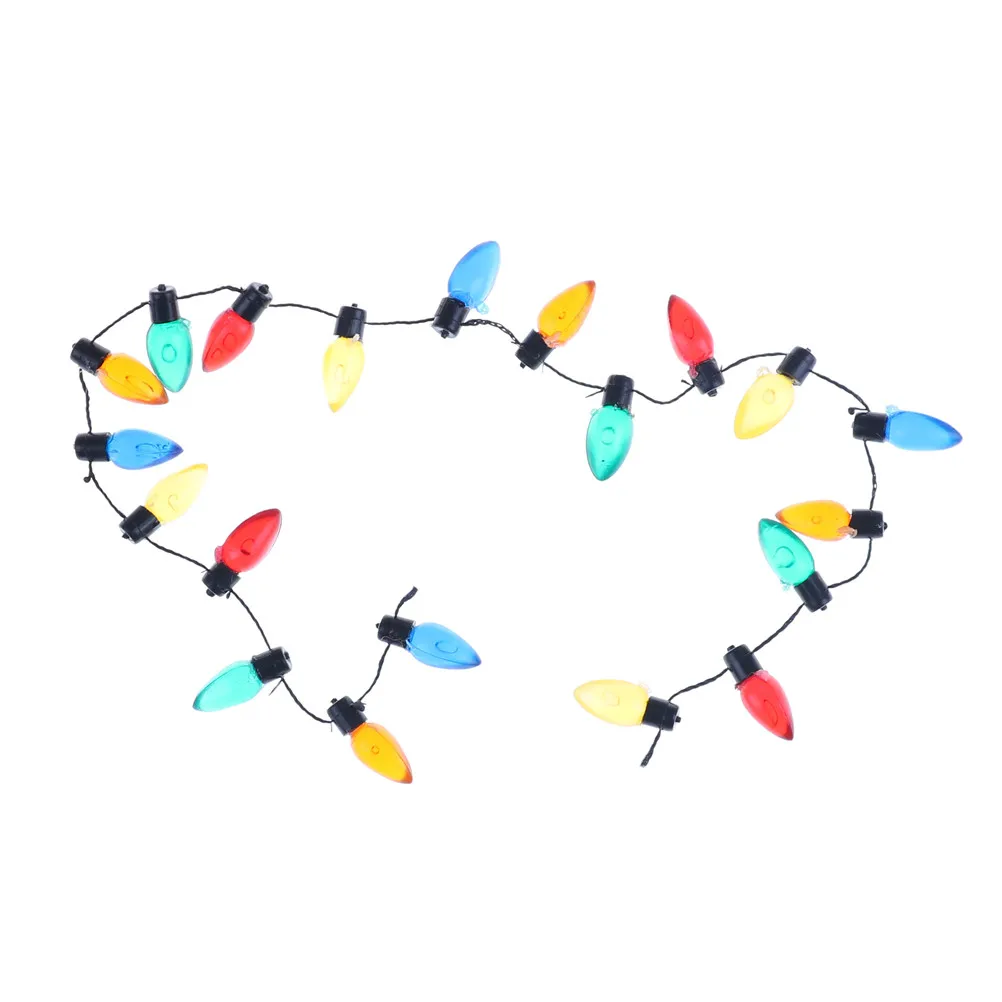 

New Mini Furniture Accessories String Lights Good Decoration 1 String Fake Lights For Dollhouse Decoration