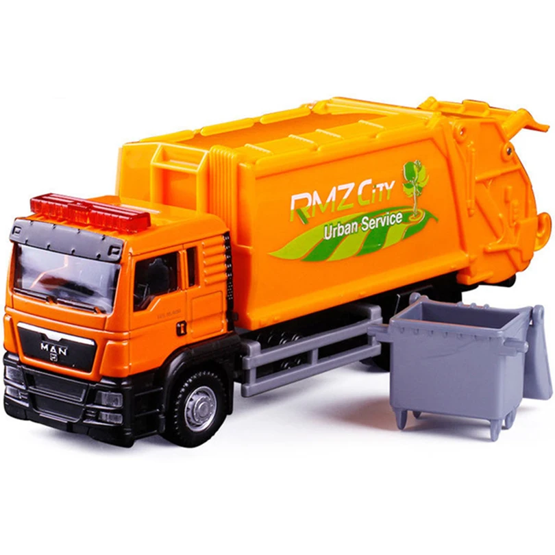 Мусоровоз/модель пожарного двигателя игрушечный автомобиль из сплава пожарная