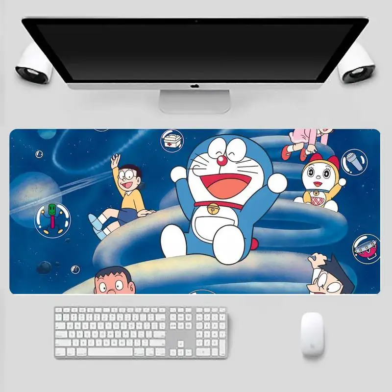 

Doraemon Unique Desktop Pad Game Mousepad Desk Table Protect Game Office Work Mouse Mat pad X XL Non-slip Laptop Cushion