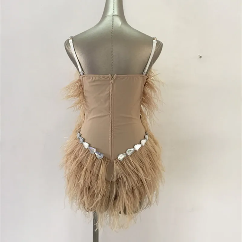 Певица танцевальный костюм кожи Цвет пикантные Одна деталь Богемный комплект Roupa