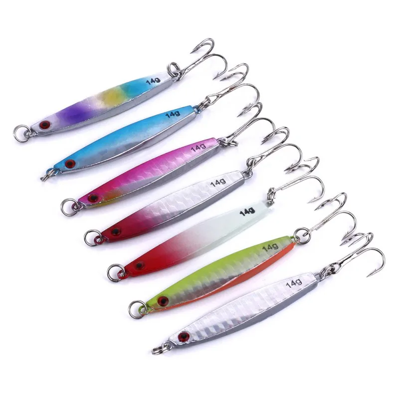 

1 pcs 14g 6cm Metal Lure Fishing Spoon Sea Fishing Hard Lure Bait Spoon Fishing Tackle Metal Jigging lures