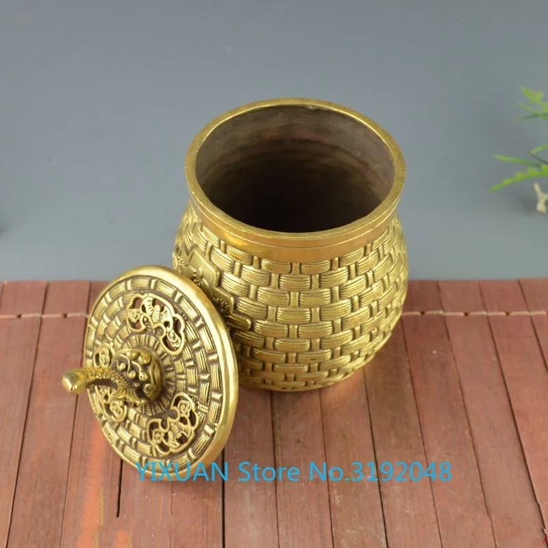 Cobre carpa puerta de dragón saltarina pescado anual bote depósito cobre olla ahorro murciélago |Статуэтки и миниатюры| |
