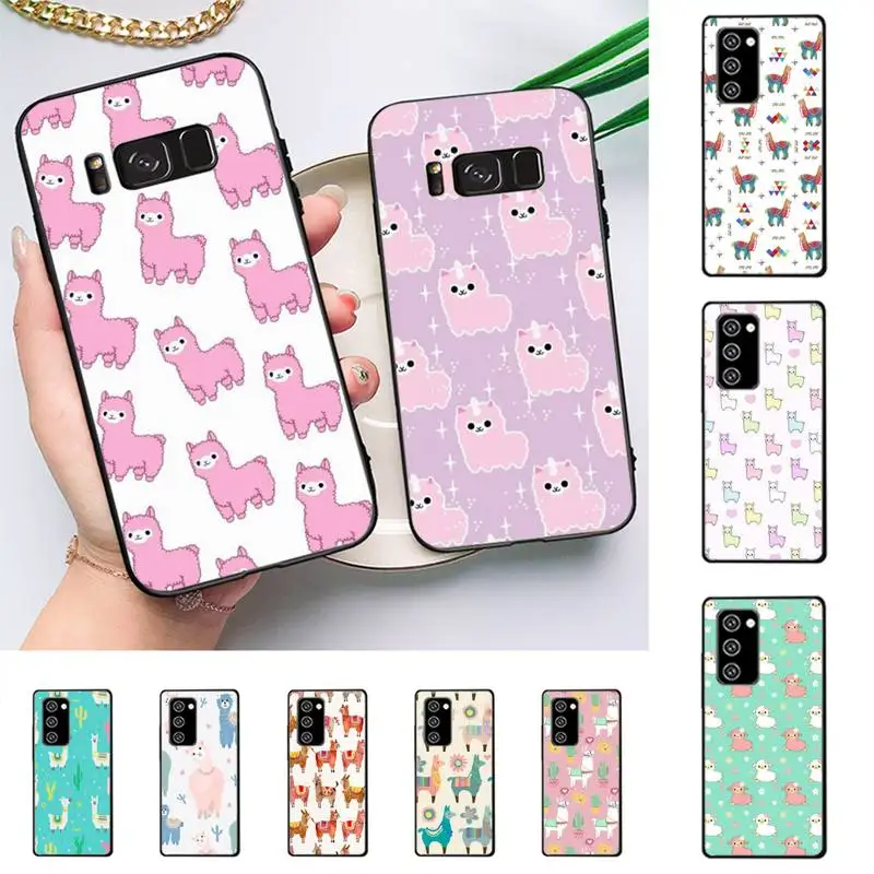 

Llama Alpaca Pattern Phone Case For Samsung Galaxy Note 10Pro 20ultra 20 note 10lite M30S