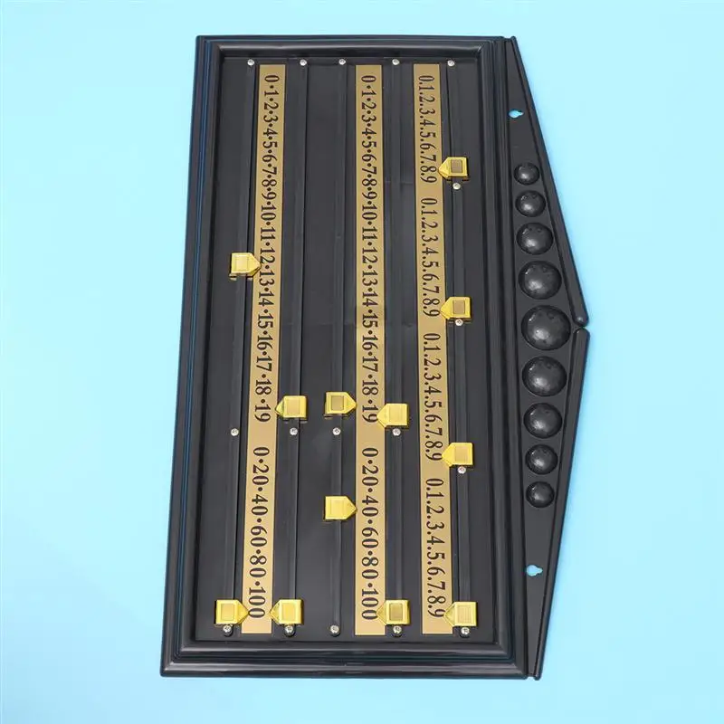 

Brand New 1 Pc Snooker Scoreboard Durable Standard Scoreboard Billiard Score Recorder For Club Game Supplies