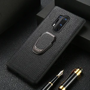 langsidi magneic ring phone case for oneplus 8 9 pro 7 7t 8pro 8t nord 2 n10 n100 one plus 9r 6 6t genuine leather cover funda free global shipping