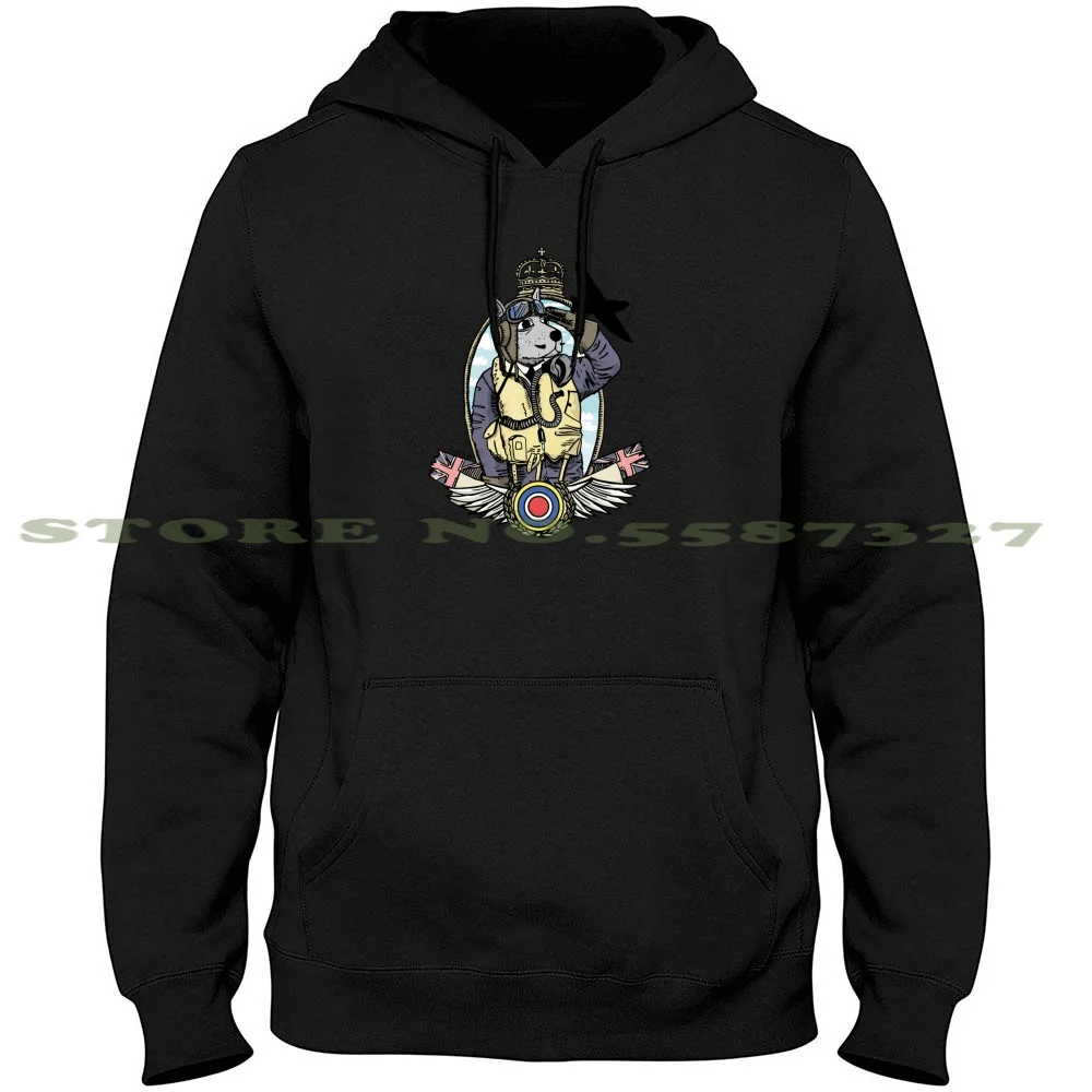 Толстовка с надписью собак войны: пилот-боец Рафа уличная одежда спортивная