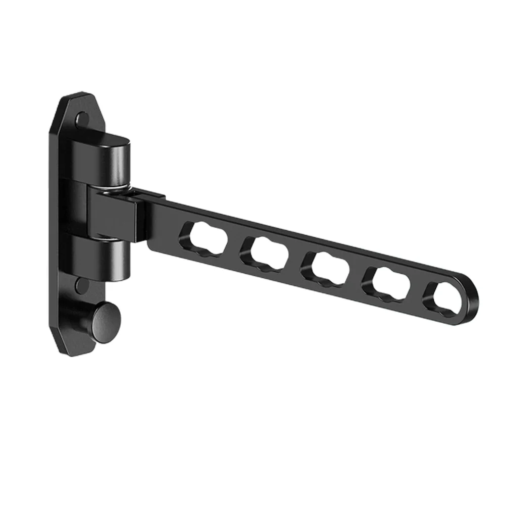 

1pc Invisible Shrinkage Clothingline Adjustable Punch-free Clothes Rack (Black）