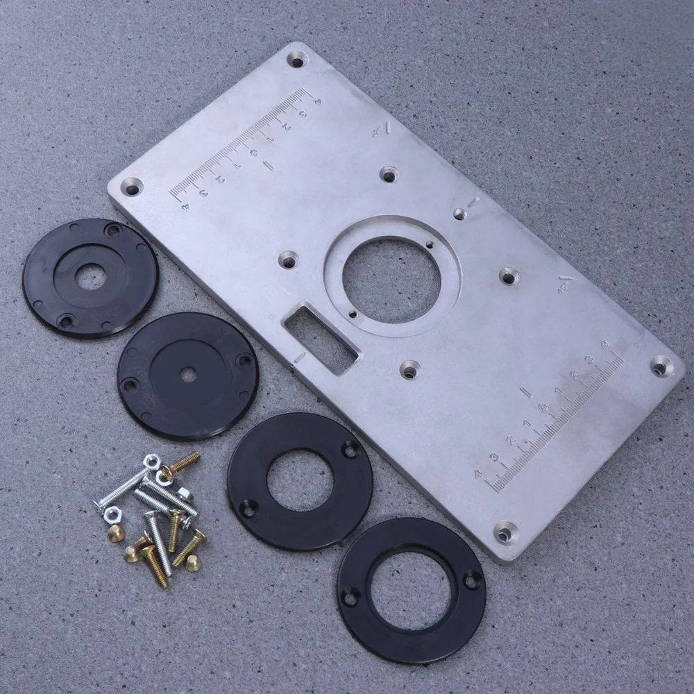 

Multi-functional Router Table Insert Plate Set for Woodworking Bench MAKITA 700C - 235mm x 120mm x 8mm