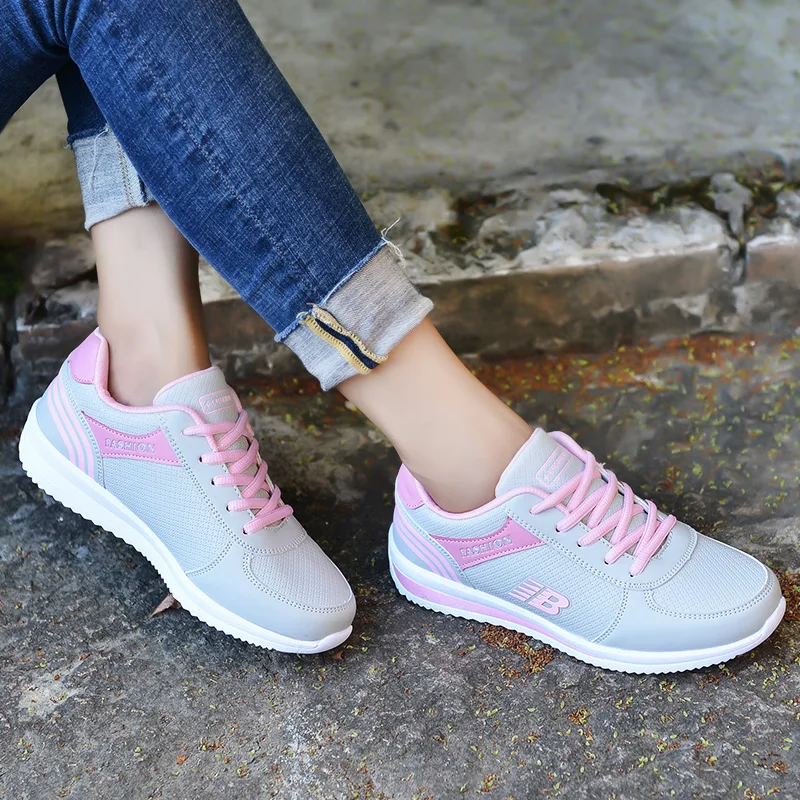 Женская обувь для игры в гольф Водонепроницаемый без шипов спортивные кроссовки