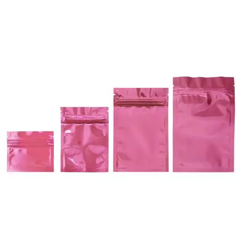 100 Pcs Pink Antistatic Aluminum Storage Bag Ziplock Bags Resealable Anti Static Pouch for Electronic Accessories Package | Дом и сад
