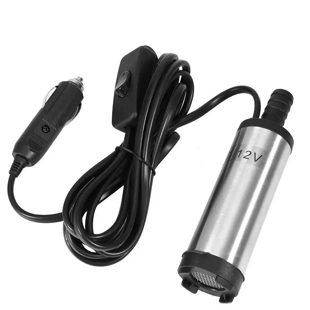 Электрический водяной насос 38 мм 12 В масляный из нержавеющей стали фильтр для
