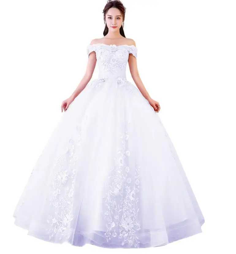 Розовые бальные платья Милая Тюль с кружевным жемчугом Vestidos De 15 Anos сладкий 16 платья Бальные вниз платья выпускного вечера - Цвет: Белый