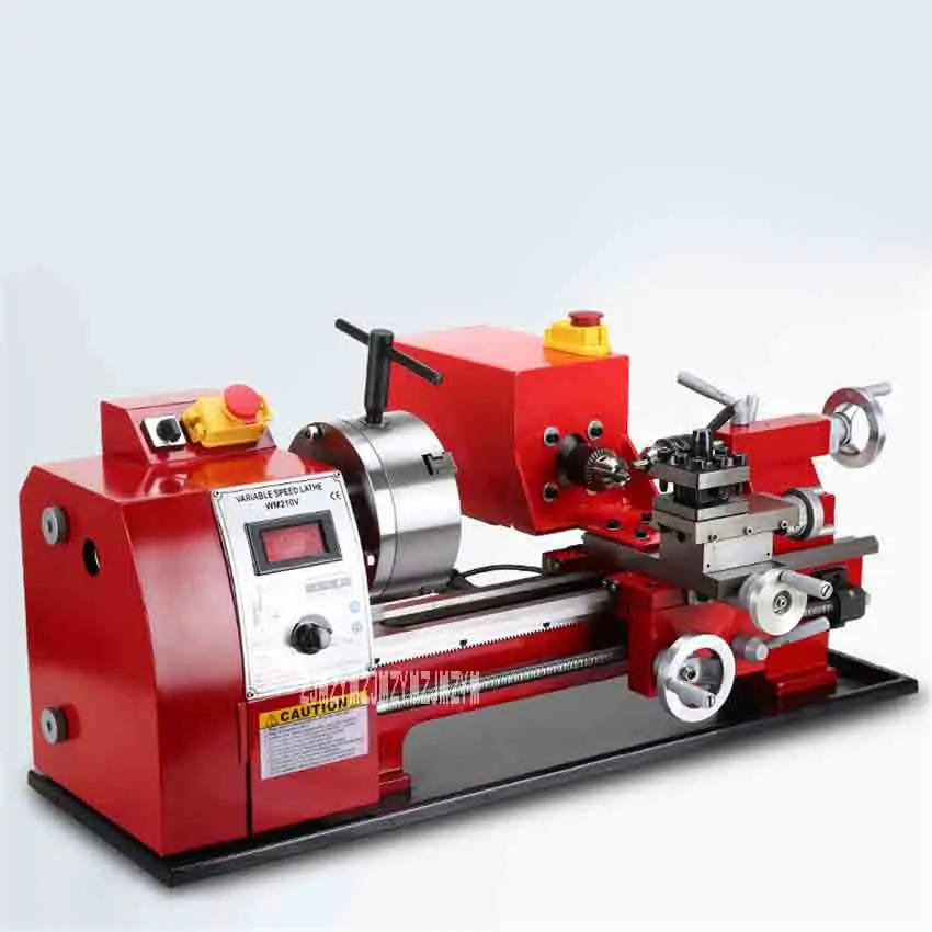

New Digital Mini-lathe 400-Type 210MM Household Beads Lathe High-power Processing Beads Lathe machine 110V/220V 600W 125MM Chuck