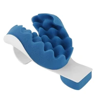 blue spongeplastic releases muscle tension relieves tightness and soreness theraputic neck support tension reliever