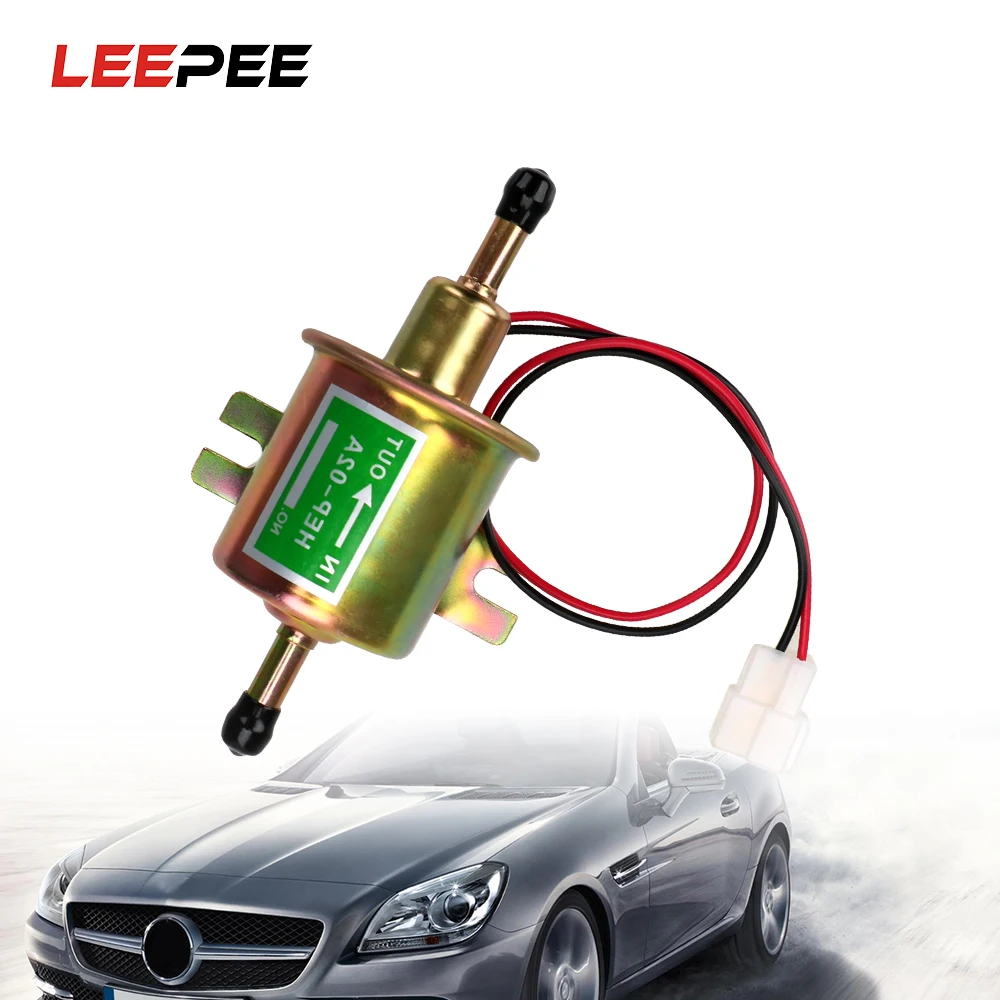 LEEPEE HEP 02A 12 В Электрический бензиновый насос низкого давления Болтовой