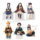 Фигурка истребителя демонов из аниме Съешь риса, киметасу, нет яиба, сидящая фигурка камадо, незуко, цуюри, канало, кочоу, шинобу, аниме, игрушки, подарок