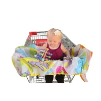 high quality printing infant child supermarket shopping cart dining chair protector safe portable travel cushion
