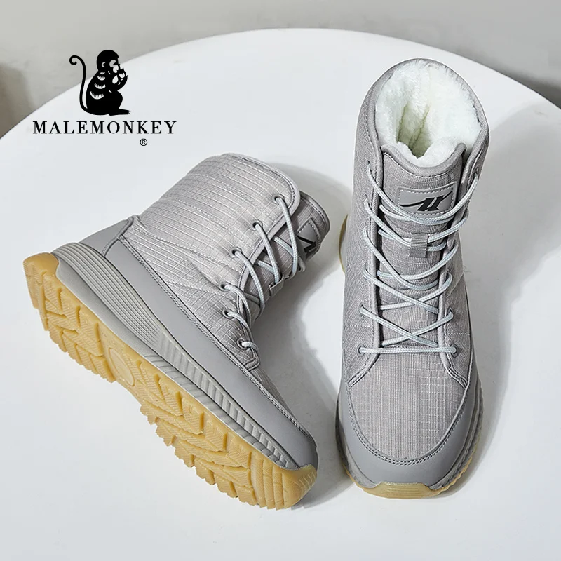 

A High Quality Women Snow Boots Platform Cotton Shoes 2021 Winter Outdoor Warm Climbing Female Shoes Non-slip Women's High Boots