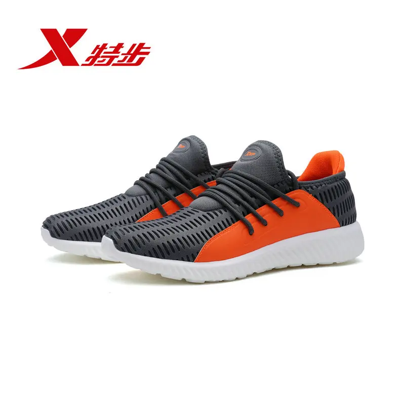 Xtep Мужская обувь для бега сверхлегкая Повседневная прогулочная спортивная