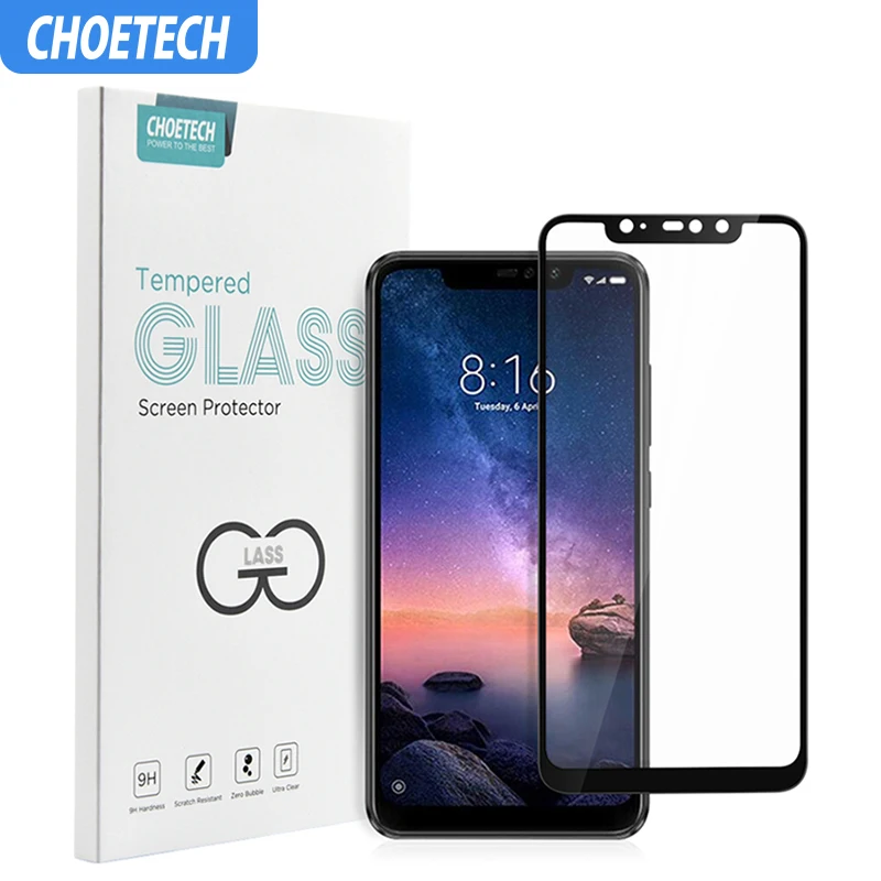 Для Xiao mi Red mi Note 6 Pro защита стекла Choetech 9H Полный Клей закаленное стекло для Xiao mi Red mi 6 Pro пленка протектор экрана