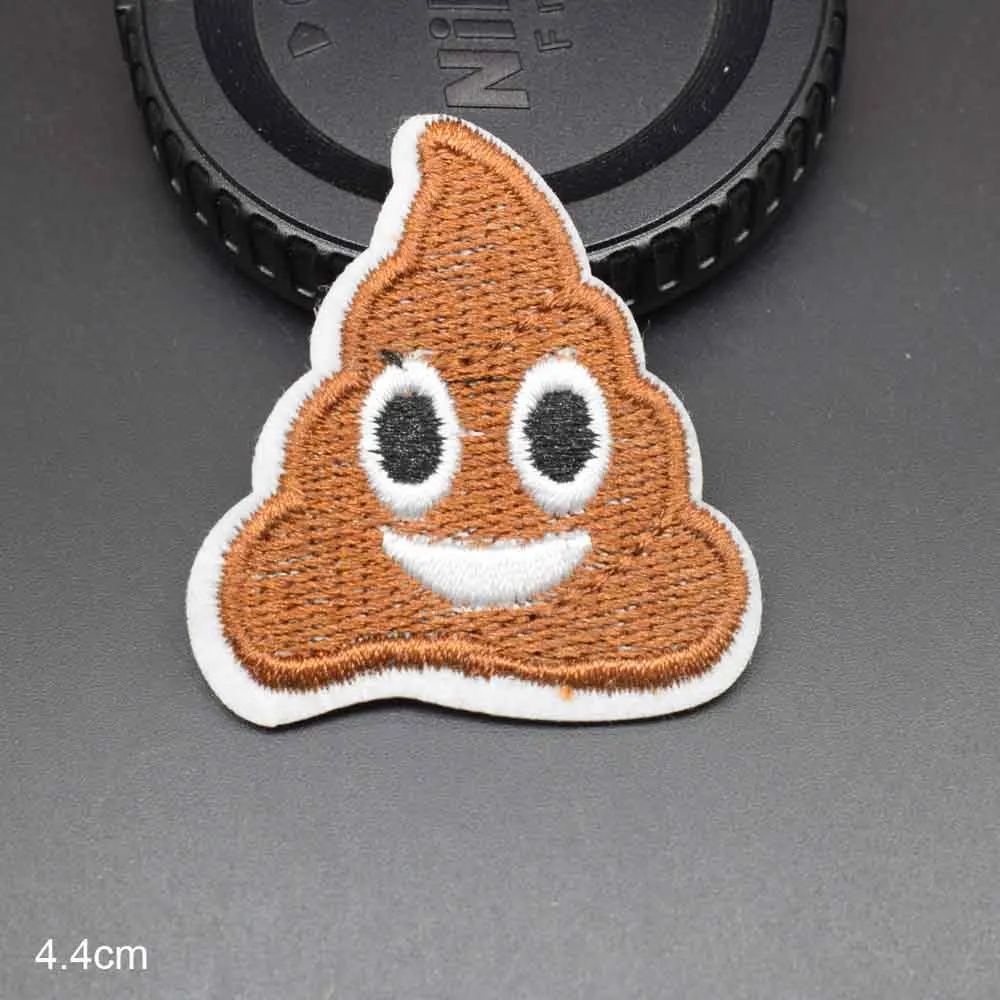 Забавная улыбка Пух Новинка дешевая вышивка в стиле панк утюжок на одежде