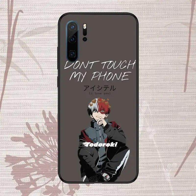 

My Hero Academia Shouto todoroki Phone Case For Huawei P20 P30 P40 lite Pro P Smart 2019 Mate 10 20 Lite Pro Nova 5t