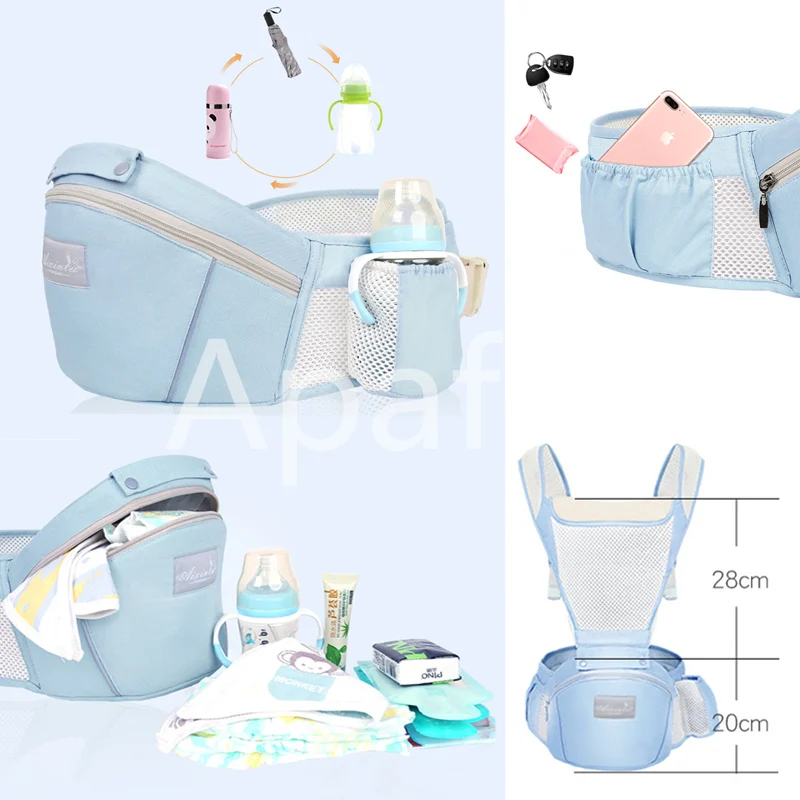 Сумка-кенгуру для новорожденных с талия спереди переноски младенцев детский