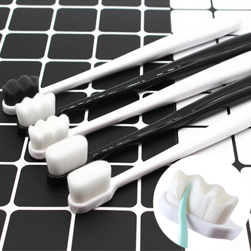 Супертонкая очень мягкая зубная щетка портативная для путешествий Hair защиты