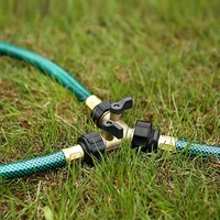 brass hose splitter 2 way brass garden hose splitter y hose connector water hose splitter with 7 rubber washers comfortable grip