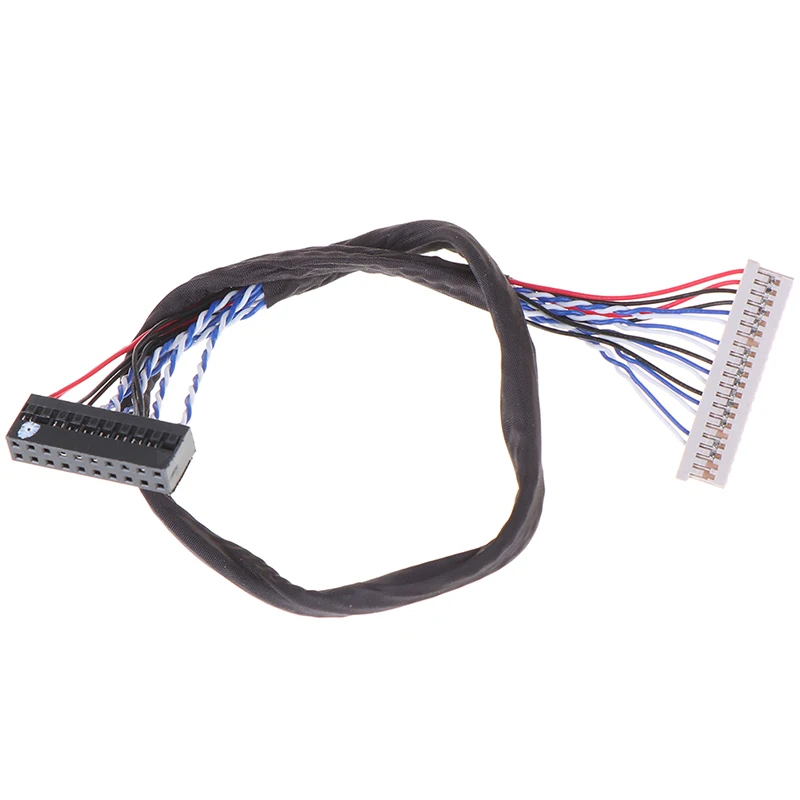 

Хит продаж, универсальная 20Pin DF14 20-20 сигнала 8 бит ЖК-дисплей Экран драйвер платы линии LVDS Экран кабель 1,25 мм булавки шаг