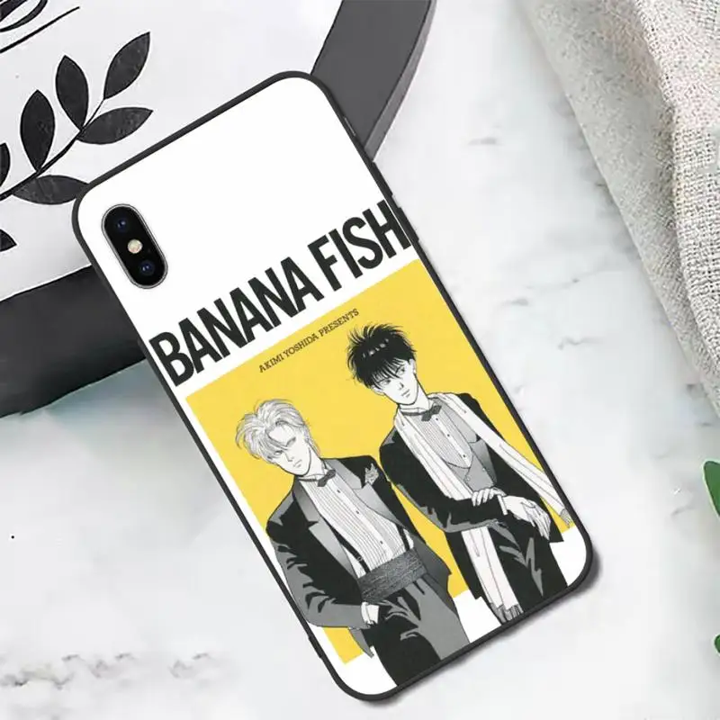

Japan Anime Banana Fish Anime art Phone Case Candy Color for iPhone 6 7 8 11 12 s mini pro X XS XR MAX Plus