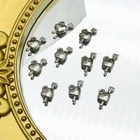 10pcslot arrow through the heart charms zinc alloy tibetan silver color pendants wholesale jewelry making findings diy earrings
