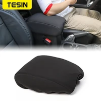 tesin car interior armrest pad center console armrest box storage cover protection cushion accessories for jeep renegade 2015
