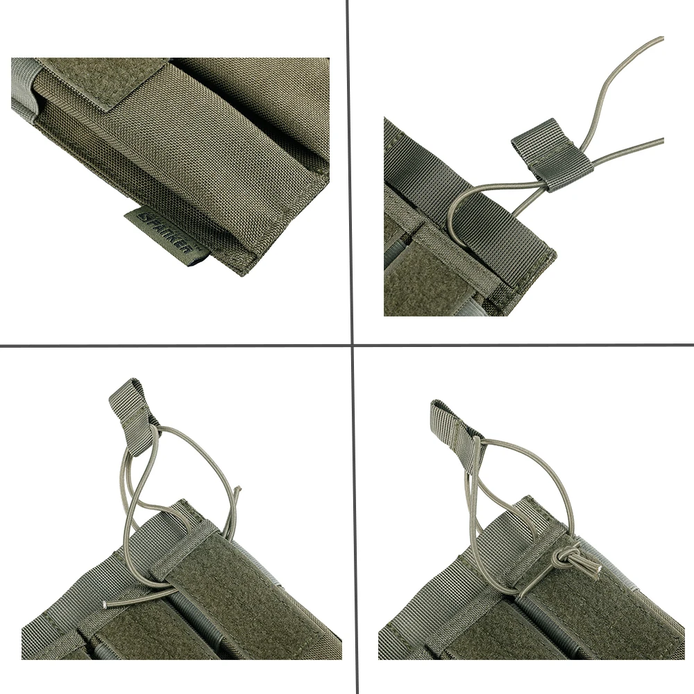 Отлично Элитные бизань Открытый тактический тройной KRISS/MP7 журнал нагрудная установка Охота Военная Molle аксессуары картридж сумки