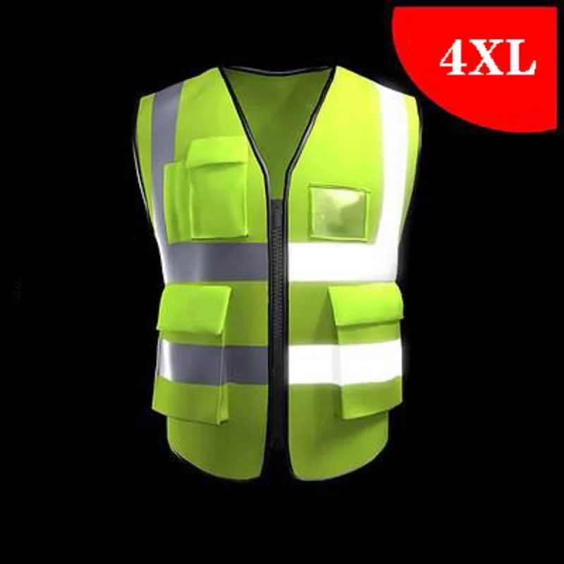 Майки больших размеров высокая видимость безопасность ночная Светоотражающая