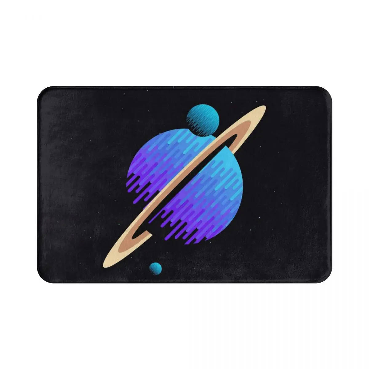 

Sci Fi Planet absorbent non-slip door mat bath mat floor mat