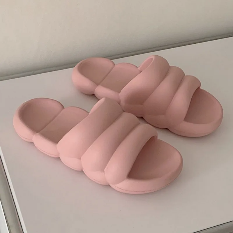 

Men And Women Slippers Indoor Home Soft Slippers Bath Home Anti-slip Shoes Comfortable Thick Shoes