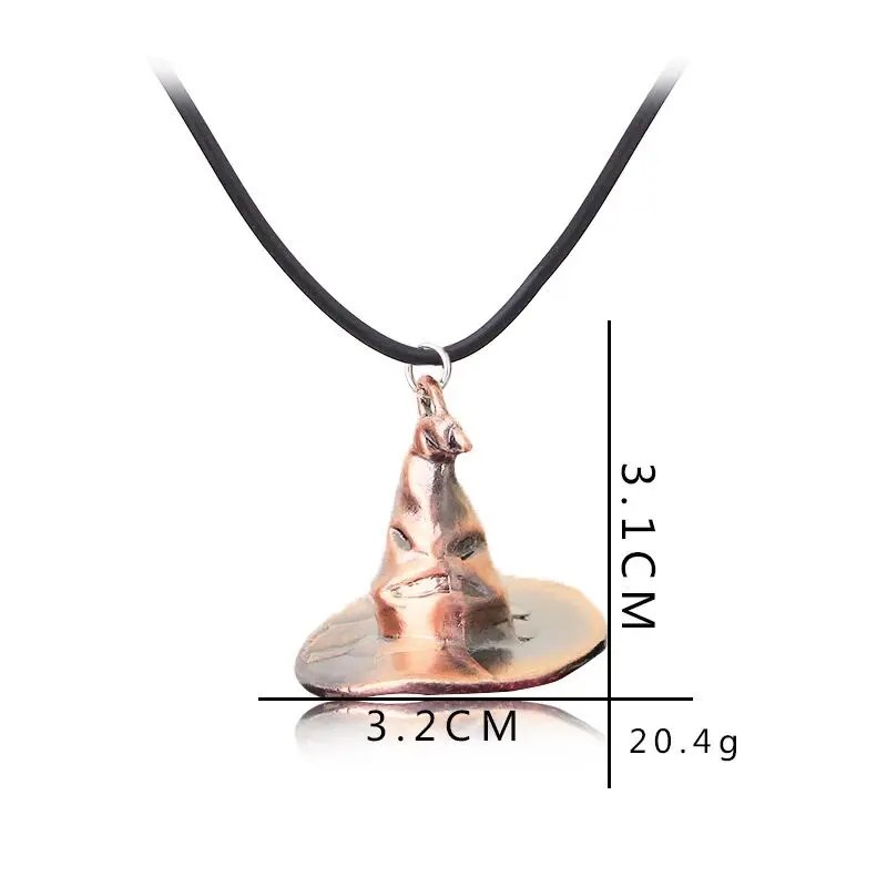 European and American Fashion Jewelry harry potter Necklace Retro Magic Hat Bronze Ancient Silver Necklace
