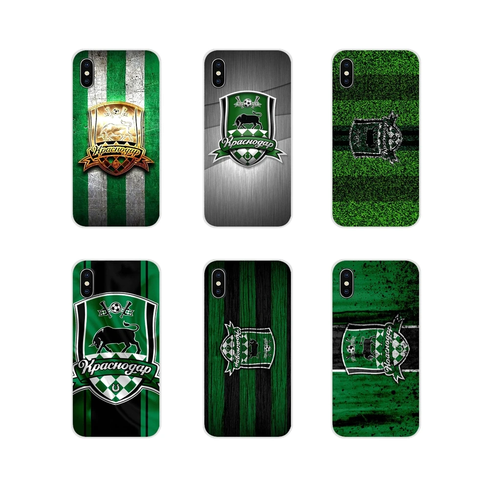 Аксессуары чехлы для телефонов футбольные Чехлы FC Krasnodar Samsung Galaxy S2 S3 S4 S5 Mini S6 S7 Edge S8