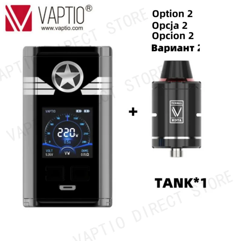 【Follow получите больше скидок 】vaptio vape коробка мод электронная сигарета капитан 220
