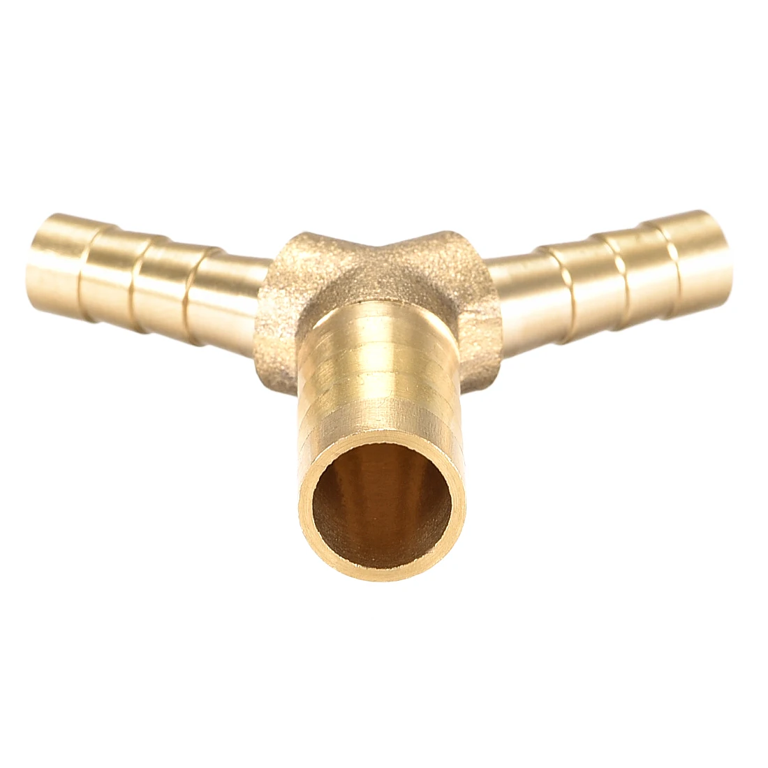 

uxcell 3pcs 10x6x6mm Hose ID Brass Reducer Barb Fitting Y-Shaped 3 Way Tee Connector Adapter for air, water, fuel, oil etc