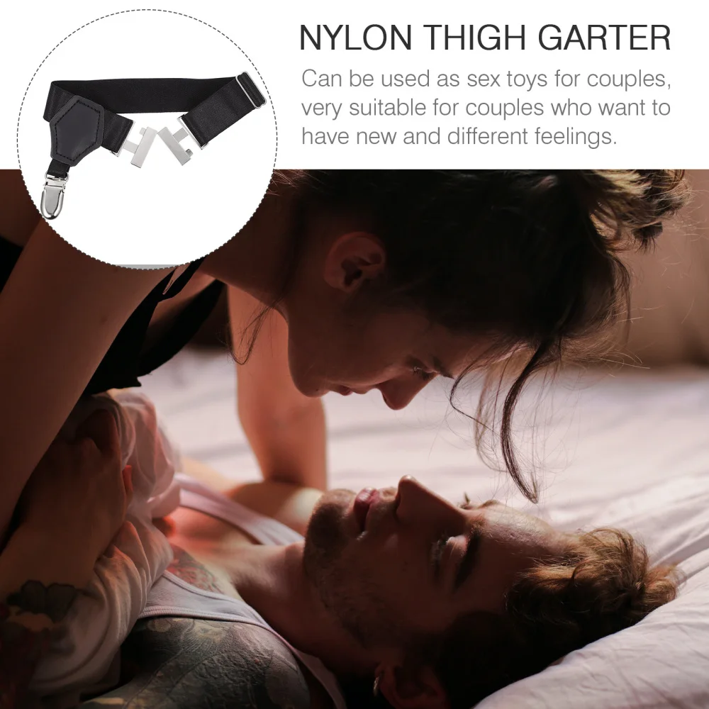 

1 Pc Multipurpose Nylon Garter Leg Garter Creative Garter (Black)