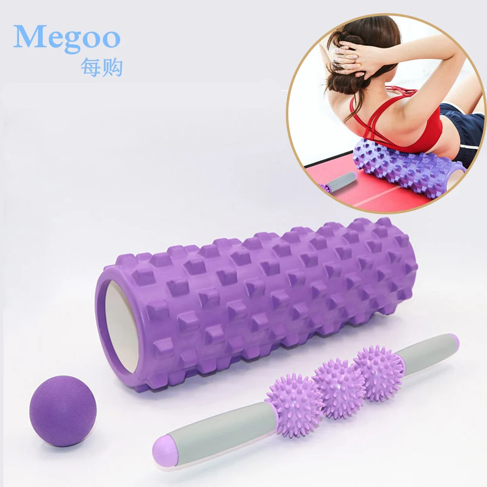 3 комплекта массажная палочка из пены для йоги пилатеса фитнеса | Красота и