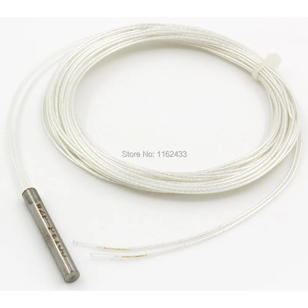 Водонепроницаемый медный кабель FTARP05 PT100 2 м PTFE с серебряным покрытием 4*30 мм